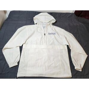 Alternate: Champion Dominican University Anorak Windbreaker Jacket White Small